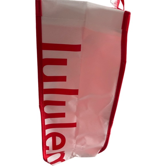 LuLuLemon reusable tote bag. Red. Large. - Picture 3 of 3